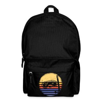 Snorkeler Rétro Sunset Snorkeling - Sac à dos - noir - Devant