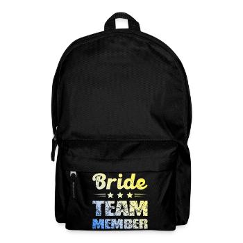 Bride Team - Rucksack - Schwarz - Vorne