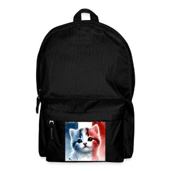 Monsieur Chat En France - Sac à dos - noir - Devant