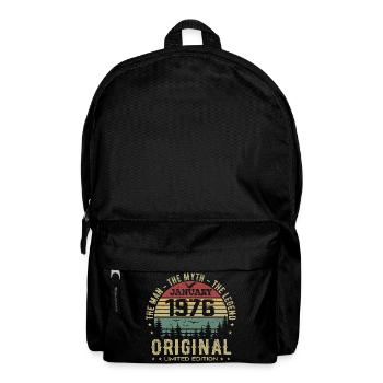 49 Year Old Birthday Gift, Born In January 1976 - Backpack - black - Front