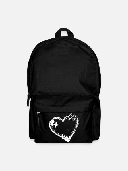 Bergherz-Kletterer - Rucksack - Schwarz
