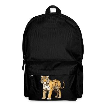 Tiger Animal - Backpack - black - Front