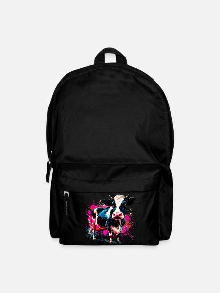 Kuh - Rucksack - Schwarz
