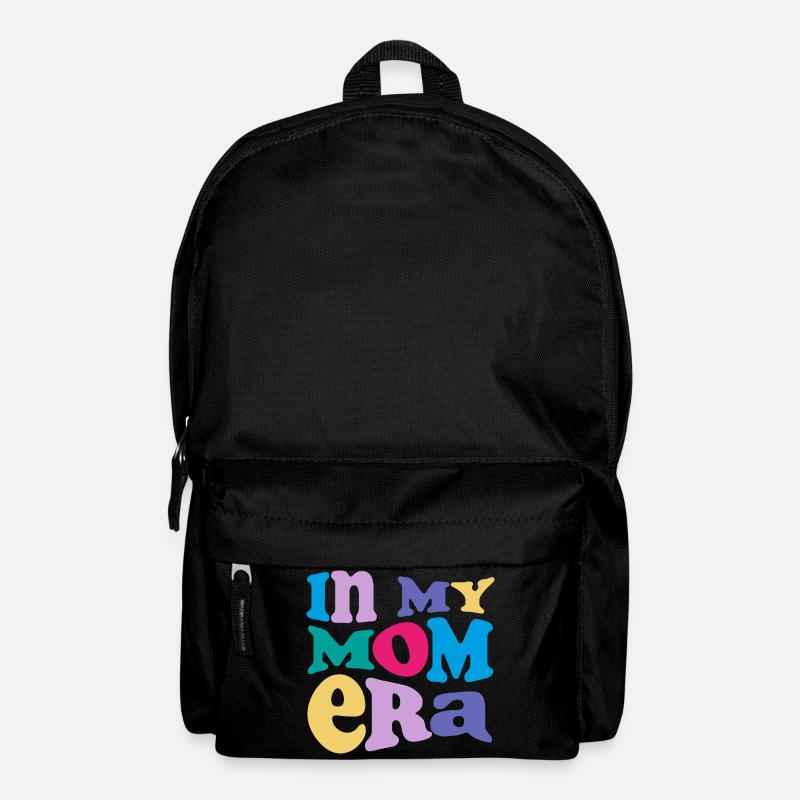 In My Mom Era – Bunte Mama-Vibes - Rucksack - Schwarz
