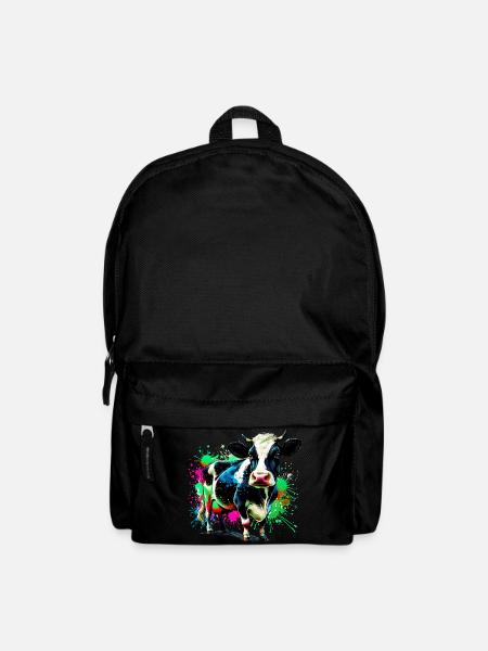 Kuh - Rucksack - Schwarz