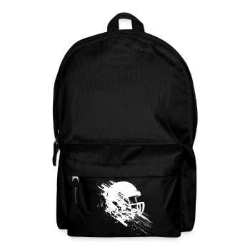 American Football Helmet - Backpack - black - Front