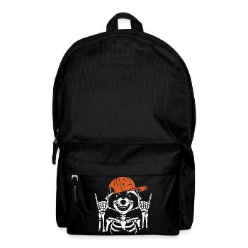 Rocker Raccoon Bones - Backpack - black - Front