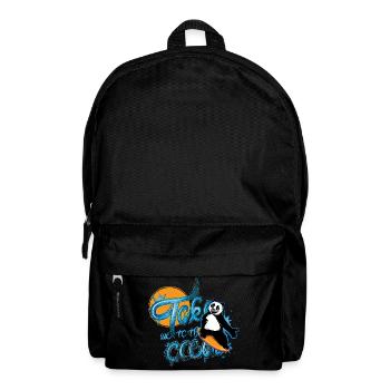 Panda Surfer – Take me to the Ocean - Backpack - black - Front