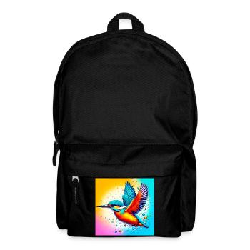 martin-pêcheur - Sac à dos - noir - Devant