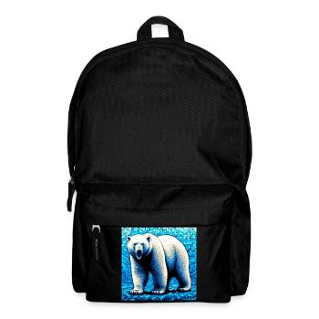 polar bear - Backpack - black - Front