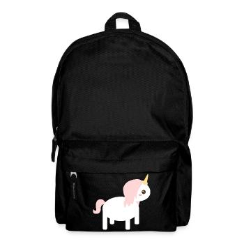Skurriles Einhorn Cartoon Design - Rucksack - Schwarz - Vorne