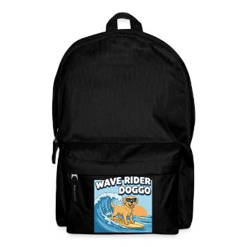 Surfer Dog Surf - Backpack - black - Front