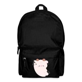 Tired Cow Commute - Backpack - black - Front