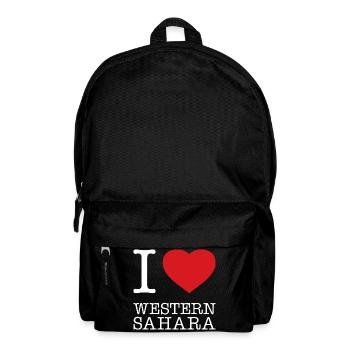 J’adore le Sahara occidental - Sac à dos - noir - Devant
