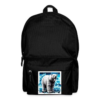 polar bear - Backpack - black - Front