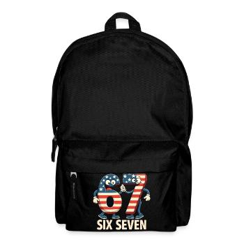 US Flag 67 Memes Six Seven - Backpack - black - Front