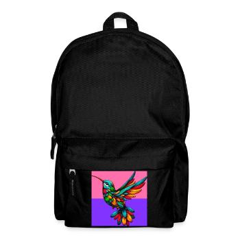 Kolibri - Rucksack - Schwarz - Vorne