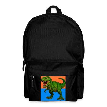 dinosaure - Sac à dos - noir - Devant