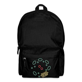Zelle Organellen Biologie - Rucksack - Schwarz - Vorne