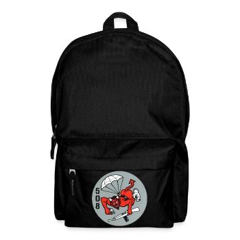 508th Airborne Division "Red Devils" from the Second - Backpack - black - Front