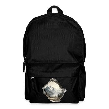 Hiking in the mountains - Backpack - black - Front