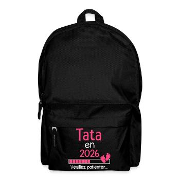 Tata en 2026 cadeau future Tante - Sac à dos - noir - Devant