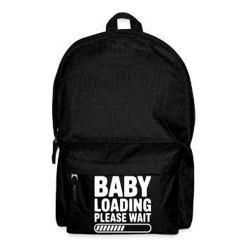 Chargement du bébé, veuillez patienter. - Sac à dos - noir - Devant
