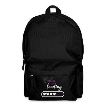 Progression du chargement cardiaque du bébé - Sac à dos - noir - Devant