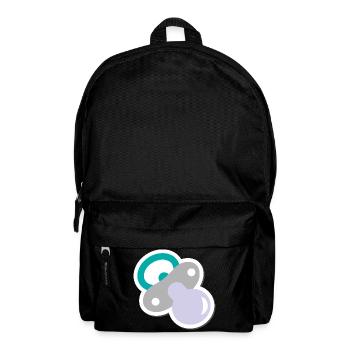 schnuller - Rucksack - Schwarz - Vorne