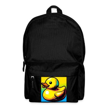 Ente Ente Ente Ente Ente - Rucksack - Schwarz - Vorne