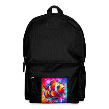 Poisson-clown - Sac à dos - noir - Devant