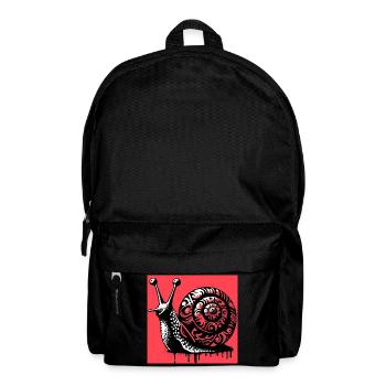 Escargot - Sac à dos - noir - Devant