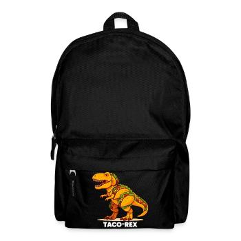 T-Rex Taco Dino - Backpack - black - Front