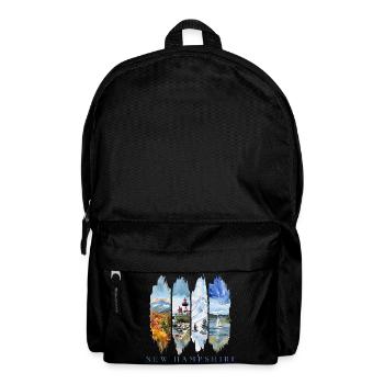 New Hampshire Vacation Travel – Granite State - Backpack - black - Front