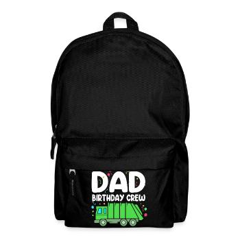 Garbage Can Garbage Truck Garbage Truck Garbage Man - Backpack - black - Front