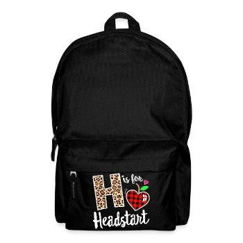 Cœur à carreaux de Léopard H Headstart - Sac à dos - noir - Devant