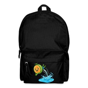 Éclaboussures de pastèque, ambiances de piscine d’été, mesdames - Sac à dos - noir - Devant