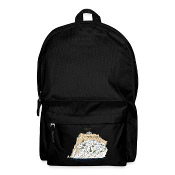 Meet Me in Lindos Rhodes Greece Vacation Travel - Backpack - black - Front