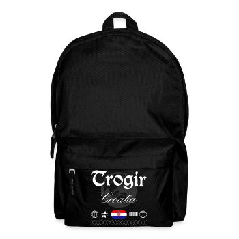 Trogir Croatia Streetwear Travel Souvenir - Backpack - black - Front