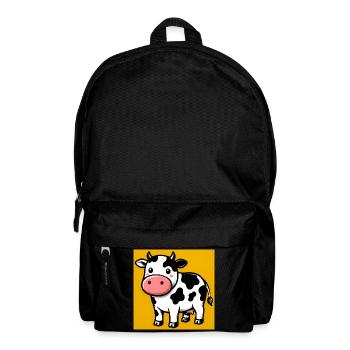 Kuh - Rucksack - Schwarz - Vorne
