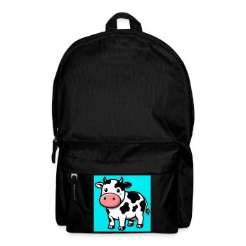 cow - Backpack - black - Front