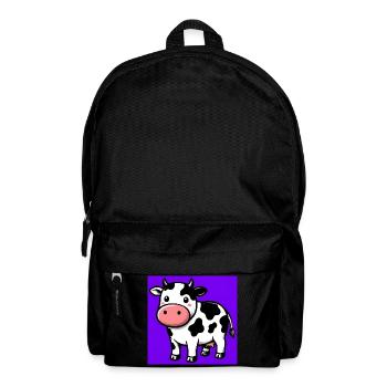 vache - Sac à dos - noir - Devant