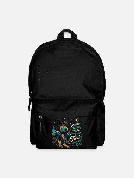 Nur ein Mädchen, das Trailrunning liebt - Rucksack - Schwarz