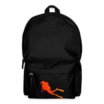 Gift idea for a diving fan with freediving - Backpack - black - Front