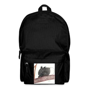 Schabrackentapir - Rucksack - Schwarz - Vorne