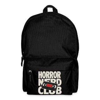 Horror Nerd Club VHS - Backpack - black - Front