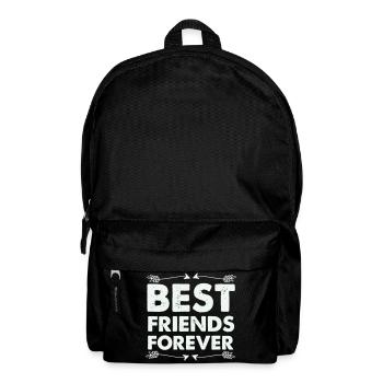 Beste Freunde Für Immer - Rucksack - Schwarz - Vorne