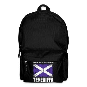 Teneriffa Koordinaten - Rucksack - Schwarz - Vorne