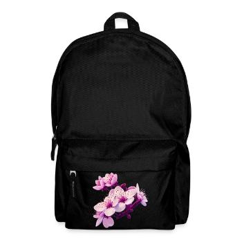 Pink Blossom - Rucksack - Schwarz - Vorne