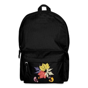 Herbstblätter  - Rucksack - Schwarz - Vorne